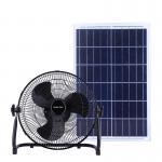 IP20 12W Solar Fan Light With Night Light / Usb Cable for sale
