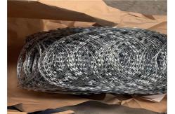 China 500mm Coil Diameter Flat Rape Coils Razor Wire To Security Fence supplier