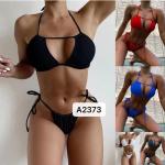 High Elastic Sexy 2 Piece Swimsuit Backless Black for sale