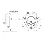 Highly Accurate Accelerometer Sensor Range ±50g Vibration Peak Sine 15g 20Hz - 2000Hz for sale