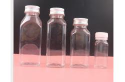 China Durable Plastic Beverage Bottles Customized Logo With Plastic Tamper Proof Cap supplier