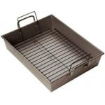 RK Bakeware China Foodservice NSF 977943 Aluminum Roast Pan Hard Coated and Aluminum Rectangle Pizza Pan for sale