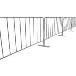 Removable Pedestrian Fence Panels 42mm O.D. Barrier Crowd Control