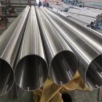 Sanitary Welded Stainless Steel Pipes, Mirror Finish, FDA Compliant for sale