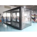 Transparent 0.6mm PVC Cover Garage Inflatable Car Capsule for sale