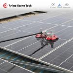 Extension Pole Telescopic Solar Panels Brush Equipment Solar Farm Photovoltaic Cleaning Machine