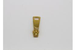 China Clothing / Handbag / Hat Unique Zipper Pulls , Fix Brass Zipper Pulls Anti - Oxidant supplier