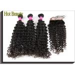 14 Inch Deep Wave Brazilian Virgin Human Hair Extensions 100G