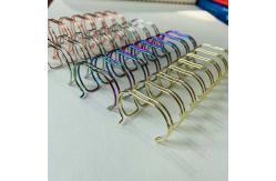 China 16 - 44mm ID Plating Spiral Coil Binding Supplies For Notebook supplier