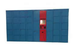China Network Remote Control Management Luggage Lockers , Pincode Overnight Steel Storage Locker supplier