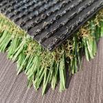 40mm 14600 Dtex Landscaping Fake Artificial Green Turf With Perforation Drainage Holes And PU Adhensive for sale