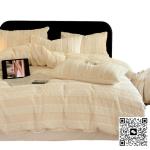 Double Sided Warm Otter Rabbit Velvet Milk Velvet Solid Color Four Piece Set Winter Bed Sheet for sale