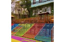 China Colorful Nylon Nest Climbing Net For Playground supplier