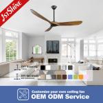 220v Solid Wood Ceiling Fan Low Power Consumption Power Efficient