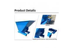 China 4ft Wide Self Dumping Hopper Forklift Bin Waste Management Skips supplier