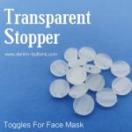 Transparent Stopper & Toggles For Face Mask