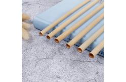 China 14cm Reed Compostable Drinking Straws Plant Based Biodegradable Straws supplier