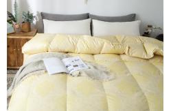 China 100% Cotton Twin Size 70% Single Duck Feather Duvet supplier