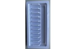 China Customized PET Ampoule Tray , Drug Injection Fixing Tray supplier