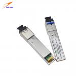 Simplex SC ROHS 3km 1.25G BIDI SFP Modules With DDM
