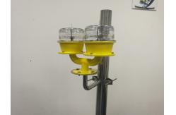 China ICAO Double Aircraft L810 LED Aviation Obstruction Light Backup Lamp Design supplier