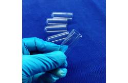 China Customized Clear Round Bottom End Quartz Test Tube For Laboratory supplier