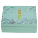 Stamping / Embossing Tea Storage Box , Custom Paperboard Boxes With Metal Tin