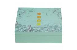 China Stamping / Embossing Tea Storage Box , Custom Paperboard Boxes With Metal Tin supplier