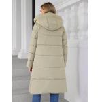 Closure Female Frost Jacket In Black With Zipper And Snap Fastener