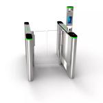 BLDC Motor Swing Gate Turnstile Face Recognition Fast Lane SS304 Speed Gate Turnstile for sale