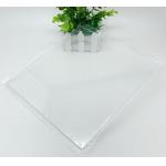 Round Corner Ultra Clear Low Iron Tempered Glass with Low Self Explosion Rate for sale