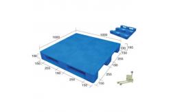 China Eco Friendly EPP Pallet Low Weight Plastic Pallet Rack 1200*1000*150mm supplier