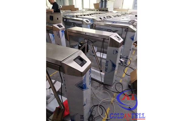 QR code card reader Half Height Double Face Recognition Mechanism tripod turnstile zk