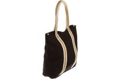 China 35*37*11CM Black Cotton 5oz 24oz Canvas Tote Bag supplier