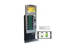 China Tabletop Self Service Mobile Cell Phone Charging Station With Credit Card Payment supplier
