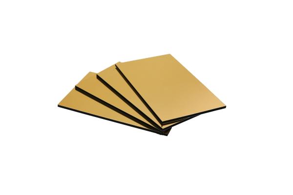 Mirror Facade Aluminum Composite Panel 5.5kg/M2 B1 Fireproof