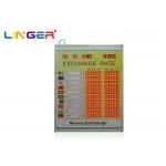 0.8 Inch 888888 Led Exchange Rate Display Board Indoor For Kenya Market for sale