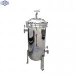 Versatile Stainless Steel Bag Filter Housing with Filter Bag Micron Rating of 25-350 for sale