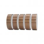 Dimensional Stability PTFE Coated Tape Silicone Adhesive PTFE Fiberglass Tape for sale