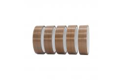 China Dimensional Stability PTFE Coated Tape Silicone Adhesive PTFE Fiberglass Tape supplier