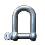 JIS Type Dee Screw Pin Anchor Shackle With Pin Zinc Painted for sale