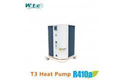 China Vertical Discharge 25KW R410a Residential Fixed Speed Heating Cooling Swimming Pool Heat Pump supplier