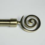 3/4 Inch Decorative Stainless Steel 28mm Curtain Pole Finials for sale