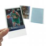 Sports Card Inner Card Sleeves 65x90mm Custom Waterproof Clear Plastic Card Sleeves for sale