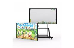 China Flat Panel Interactive 4K 65 Inch Smart Board Touch Screen For Teaching supplier