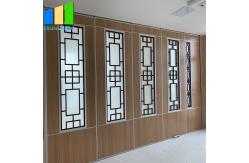 China Movable Wooden Partition Room Divider Sliding Office Partition System For Space Division supplier