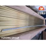 ASTM B111 C44300 Seamless Admiralty Brass Tube For Heat Exchanger