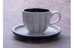 China OEM ODM Scratch Proof 15 Piece Porcelain Coffee Set For 6 supplier