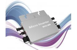 China Solar Panel Cable 600W Micro Inverter Silver Waterproof IP65 Aluminium Alloy supplier