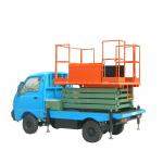 11m Lifting Height Truck Mounted Scissor Lift With 450Kg Loading Capacity for sale